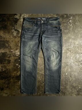 SIZE 34 True Rebel 805 Straight Fit Premium Denim Jeans
